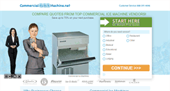 Desktop Screenshot of commercialicemachine.net